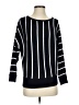 Catherine Malandrino 100% Polyester Stripes Black Pullover Sweater Size S - photo 1