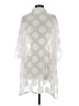 La Blanca 100% Polyester Polka Dots Ivory Kimono Size 1 - photo 2