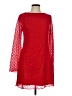 Shein 100% Polyester Red Cocktail Dress Size 8 - 10 - photo 1