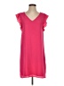 Rose + Olive Solid Pink Casual Dress Size S - photo 1