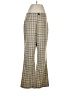 Shein Plaid Brown Tan Dress Pants Size 8 - 10 - photo 1