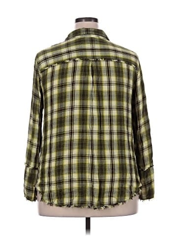 Cato 3/4 Sleeve Button-Down Shirt (view 2)