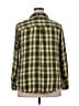 Cato 100% Rayon Plaid Green 3/4 Sleeve Button-Down Shirt Size 18 - 20 - photo 2