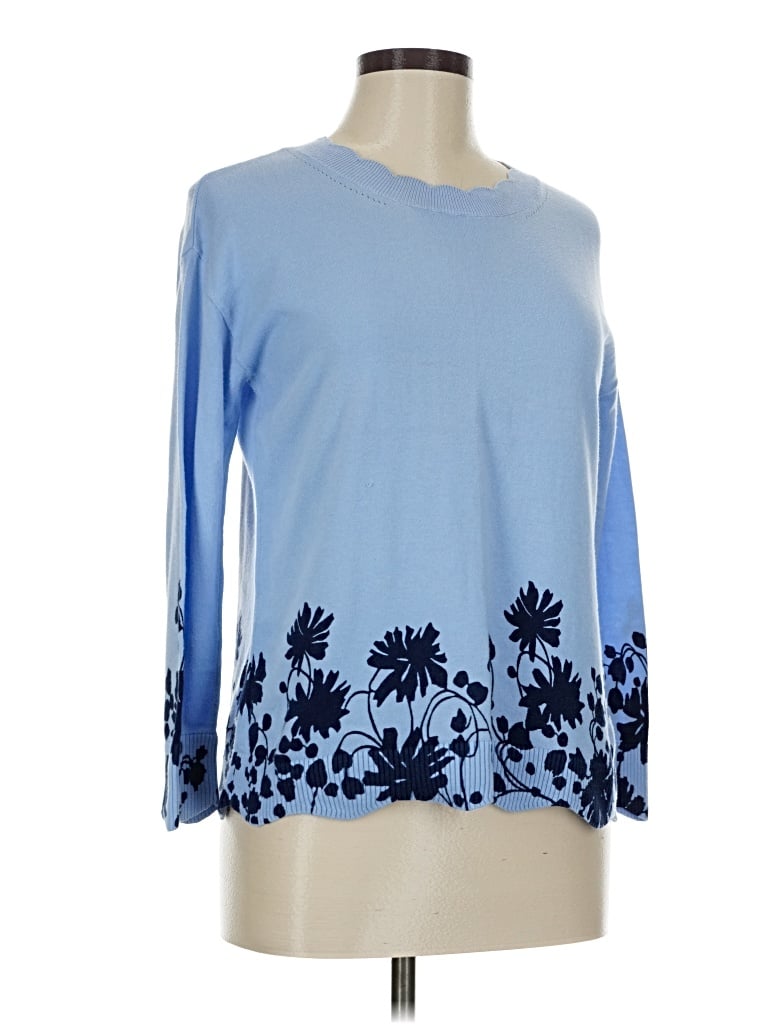 Pre-owned Talbots Pullover Sweater In Blue
