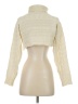 Shein 100% Acrylic Ivory Turtleneck Sweater Size 4 - photo 2