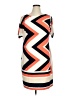 Studio One Chevron-herringbone Orange Casual Dress Size XL - photo 1