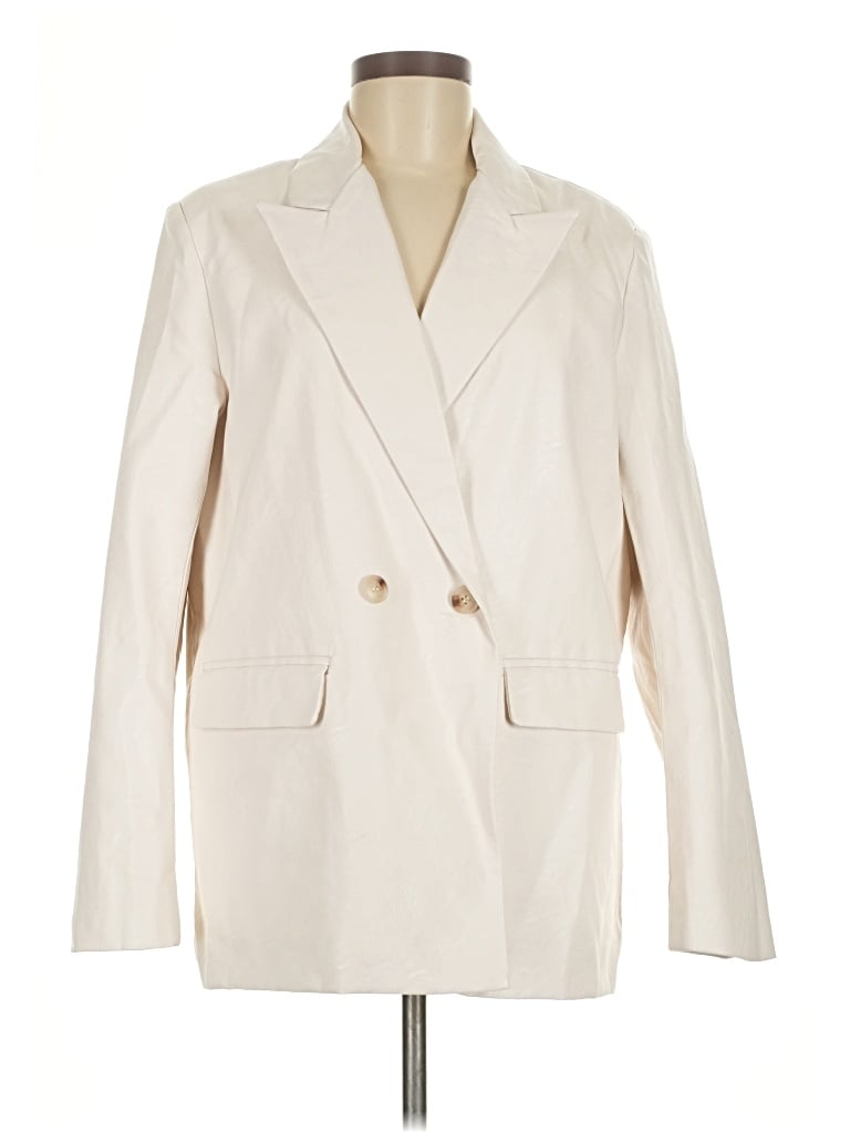 Pre-owned Frnch Blazer Jacket In Ivory