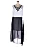 Dots Color Block Gray Casual Dress Size 3X - photo 1