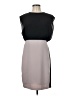 Assorted Brands Color Block Gray Cocktail Dress Size M - photo 1