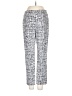 Krazy Larry Print Silver Casual Pants Size 2 - photo 1