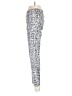 Krazy Larry Print Silver Casual Pants Size 2 - photo 5