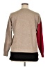 Unbranded Color Block Red Tan Pullover Sweater Size XL (estimated) - photo 2