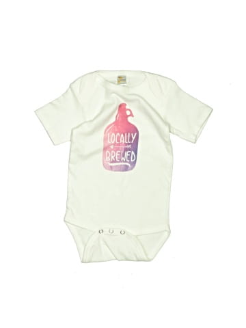 Laughing Giraffe Short Sleeve Onesie (view 1)