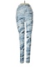 WITH Wear it to Heart Print Blue Jeans Size S - photo 1
