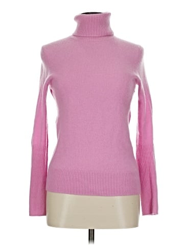 Aqua Cashmere Pullover Sweater (view 1)