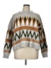 Shein Chevron-herringbone Gray Pullover Sweater Size 0X - photo 1