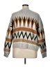 Shein Chevron-herringbone Gray Pullover Sweater Size 0X - photo 2