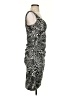 Sangria Animal Print Silver Cocktail Dress Size 4 - photo 4