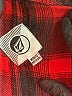 Volcom 100% Cotton Plaid Red Long Sleeve Button-Down Shirt Size 12 - photo 7