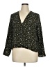 ABound 100% Polyester Black Long Sleeve Blouse Size XL - photo 1