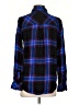 Rails 100% Rayon Plaid Black Long Sleeve Button-Down Shirt Size S - photo 2