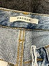 PacSun 100% Cotton Graphic Silver Blue Jeans Size 25 waist - photo 4