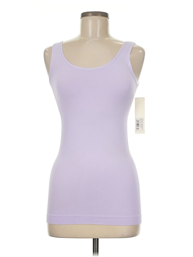 Pre-owned Yelete Tank Top Purple Strapless Neckline Tops