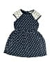 Beebay 100% Polyester Polka Dots Blue Dress Size 9-12 mo - photo 1