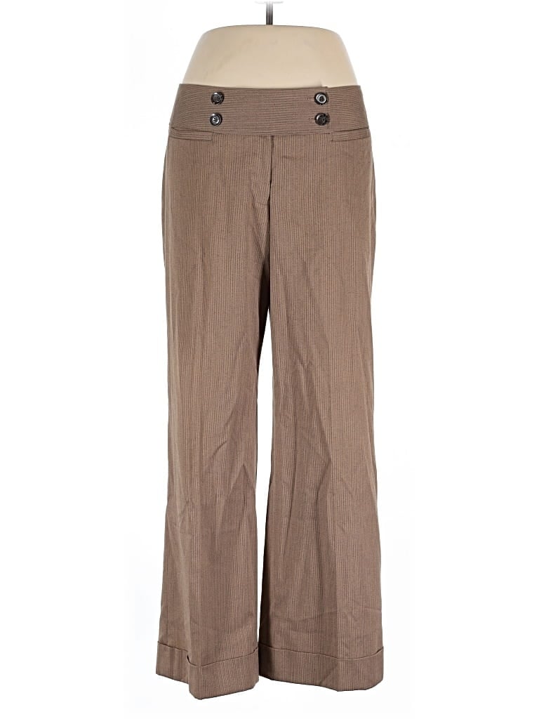 Pre-owned Lane Bryant Dress Pants In Brown