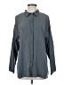 Princess Polly 100% Polyester Solid Gray Long Sleeve Blouse Size 2 - photo 1