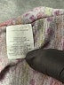 Deux Par Deux 100% Polyester Print Burgundy Red Pullover Sweater Size 10 - photo 4