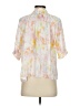 Current Air 100% Polyester Ivory Short Sleeve Blouse Size XS - photo 2