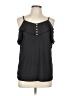 Shein Black Sleeveless Blouse Size 12 - photo 1