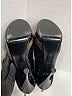 Versace Animal Print Black Gold Patent Leather Peep Toe Caged Platform Booties Size EU (IT) 39 / US 9 - photo 5