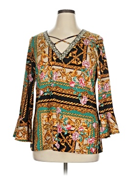 Purple Rain Long Sleeve Blouse