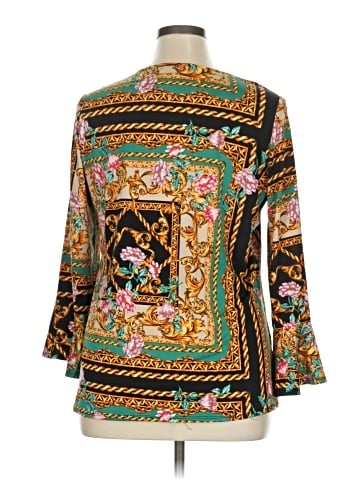 Purple Rain Long Sleeve Blouse (view 2)