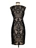 Maggy L 100% Polyester Graphic Black Cocktail Dress Size 4 - photo 2