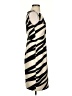 Evan Picone Stripes Animal Print Multi Color Ivory Cocktail Dress Size 4 - photo 4