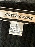 Crystal-Kobe 100% Acrylic Black Cardigan Size M - photo 7
