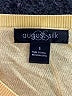August Silk Yellow Pullover Sweater Size S - photo 7