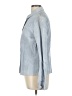 Express 100% Leather Blue Blazer Size 13 - 14 - photo 5