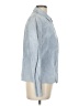 Express 100% Leather Blue Blazer Size 13 - 14 - photo 4