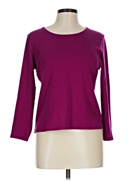 Haut Manches Longues Karen Scott - Taille Petites (PL), Col V, Couleur Violet