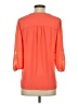 Brixon Ivy 100% Polyester Orange 3/4 Sleeve Blouse Size S - photo 2