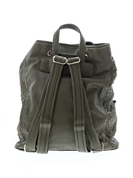 NWT DEUX LUX Gunmetal Woven Front Bucket Backpack Deux Lux | Bags | Deux Lux Gunmetal Woven Look Bucket Back  main image 2