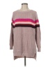 Express Color Block Pink Pullover Sweater Size M - photo 1
