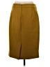 J.Crew 100% Wool Solid Brown Wool Skirt Size 4 - photo 2