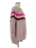 Express Color Block Pink Pullover Sweater Size M - photo 4