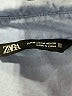 Zara Blue Long Sleeve Button-Down Shirt Size M - photo 7