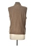 Karen Scott Sport 100% Polyester Tan Vest Size L (petite) - photo 2